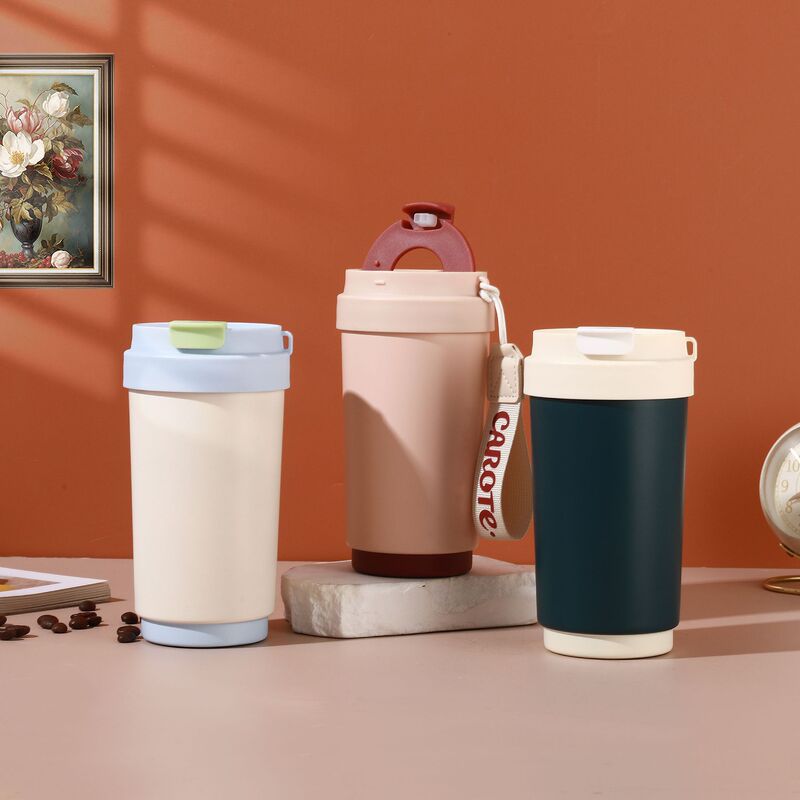 Temperature-Sensitive Ceramic Coating Inner Liner 316 Stainless Steel Thermos Cup Portable Car-Mounted Business Gift