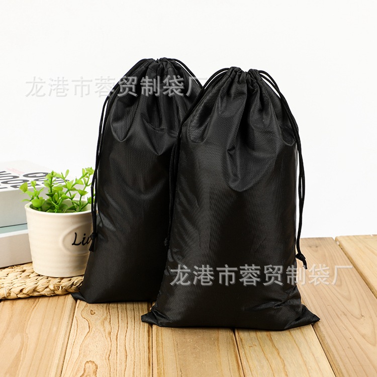 尼龙袋收纳旅行束口袋尼龙抽绳袋内衣杂物布袋涤纶袋LOGO现货