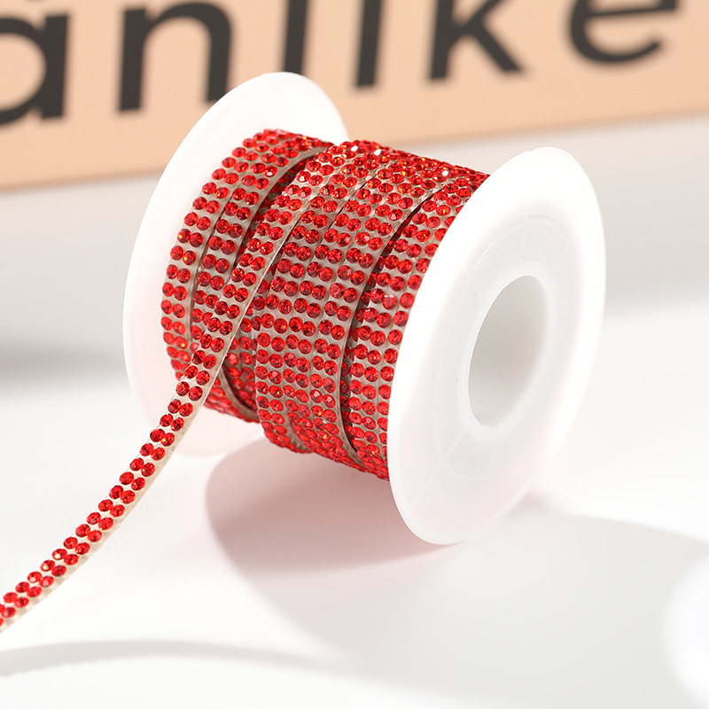 빨간색 5mm 너비/5m 길이 롤