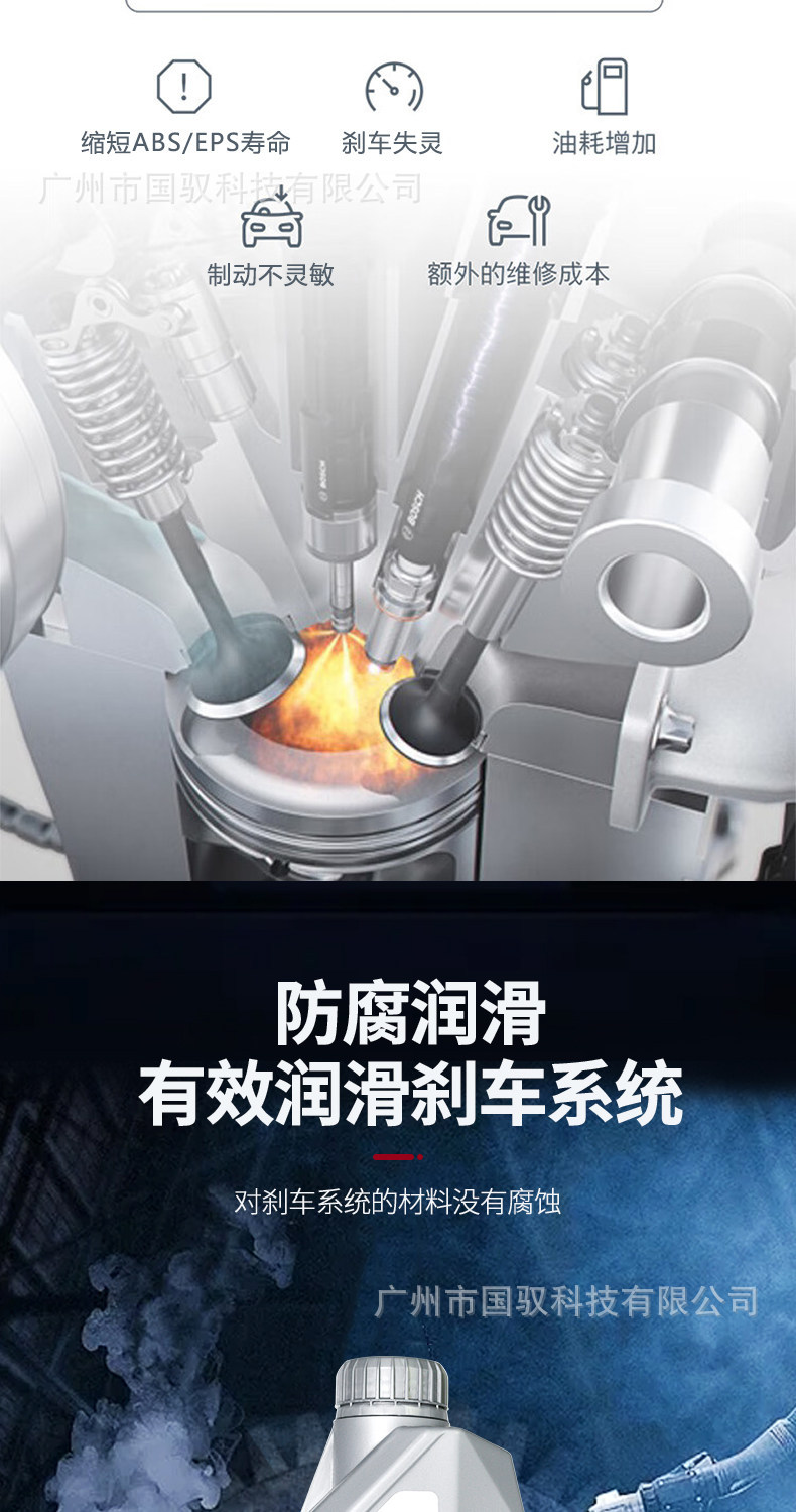 Suitable for Buick Excelle Brake Fluid, Buick Regal, Chevrolet, Cadillac Car-Specific Brake Fluid, Universal