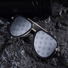 2025新款欧美时尚蛤蟆太阳镜男复古时尚潮流墨镜男跨境批发shades