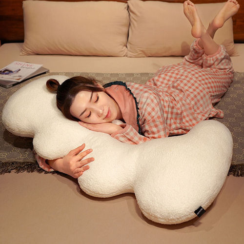 Cute cloud pillow long pillow girls sleeping leg pillow bedroom bedside cushion large back bed pillow
