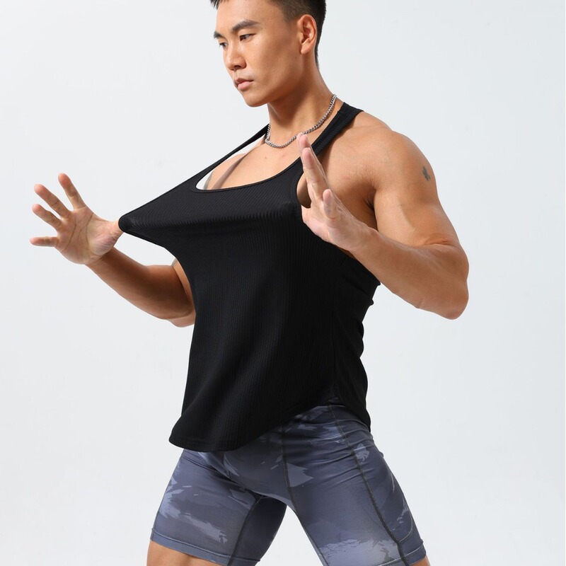 Fitness Quick-drying Vest Men's Super Elastic Loose Sports Vest