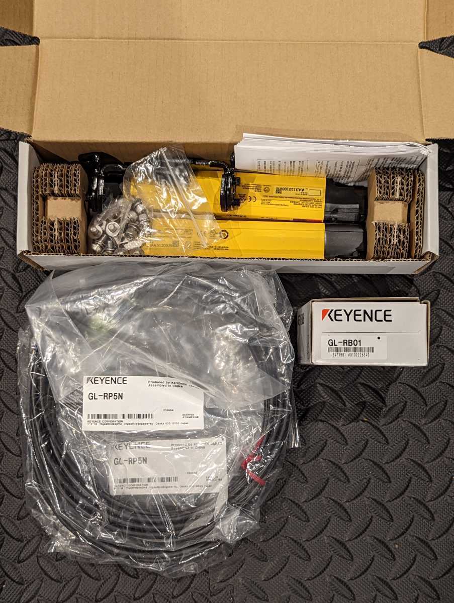 KEYENCE基恩士全新原装正品GL-R44H安全光栅安全光幕现货