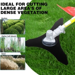 3-tooth grass trimmer blade manganese steel 10-inch weed trimmer blade 255 garden tool universal accessories