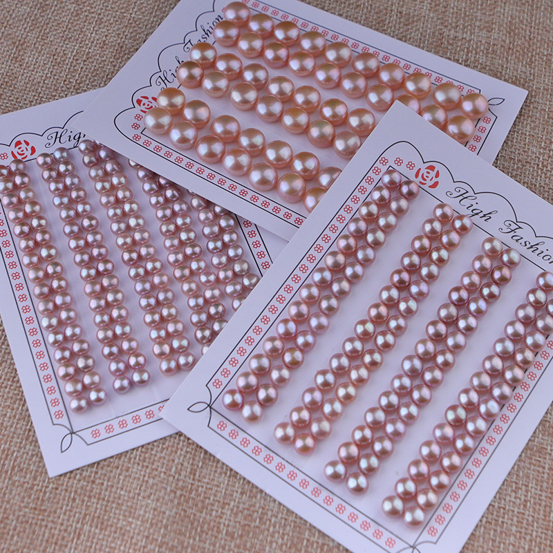 諸真珠天然淡水パンビーズ半穴マントー散珠ピアス裸玉ブレスレットアクセサリー卸売り