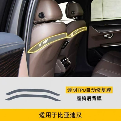Car interior film: film, interior dashboard film, TPU - seat-backrest
