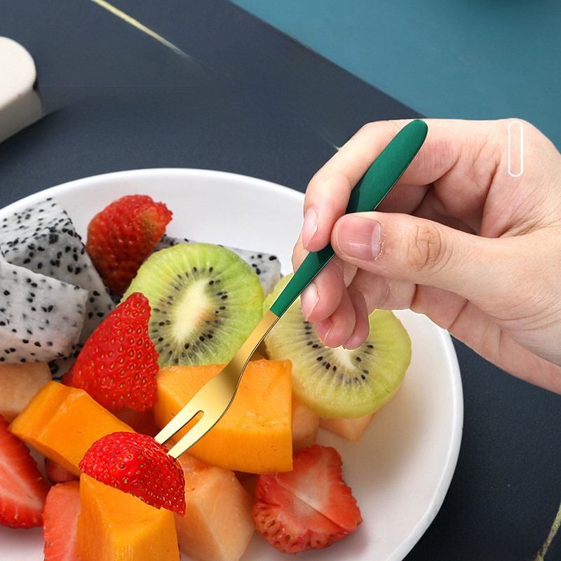 Dessert fruit fork stainless steel