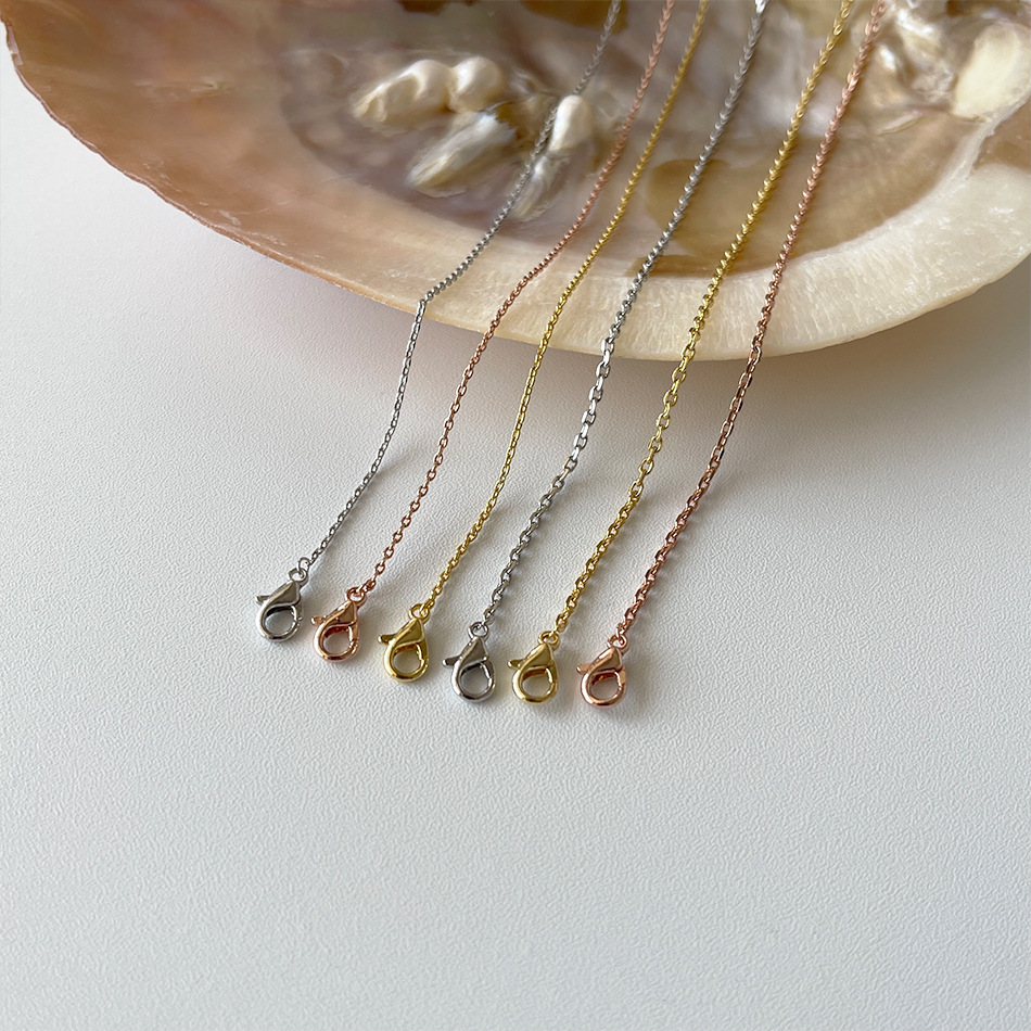 Simple Style Geometric Copper Chain Necklace 1 Piece