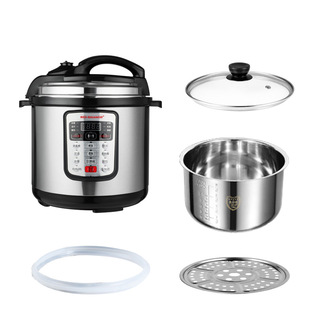 Red Double Happiness Household Electric Pressure Cooker 304 Stainless Steel Pressure Cooker 3L 5L 6L 8L 12L Smart Rice Cooker Flagship Genuine Product