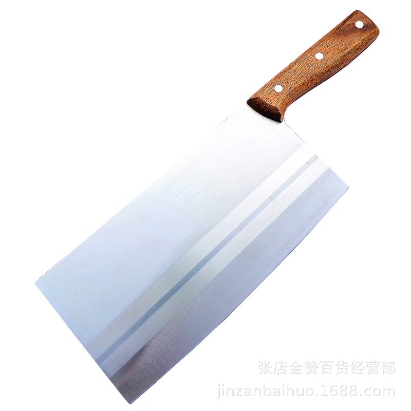 高密菜刀厨师刀木柄切菜刀家用锋利斩切刀厨师切片刀厨房刀具