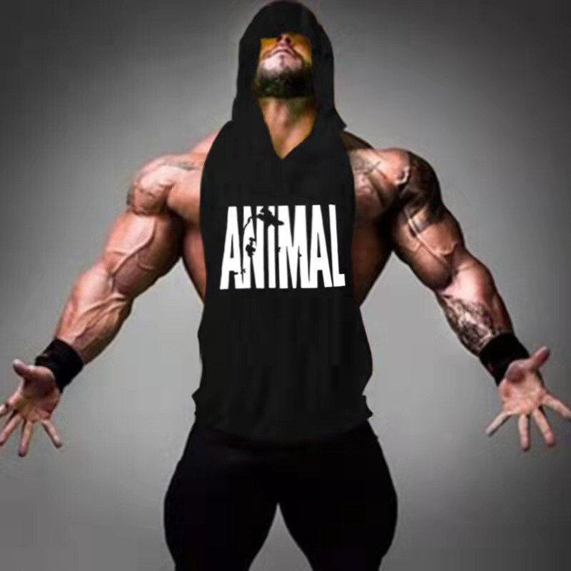 Summer Waistle T-shirt Men's Sleeveless Sweater Trendy Waistle Sleeve Cut-off Sleeve Vest Trendy Thin Loose Hooded Vest Hoodie Summer Waistle T-shirt Men's Sleeveless Sweater Trendy Waistle Sleeve Cut-off Sleeve Vest Trendy Thin Loose Hooded Vest Hoodie