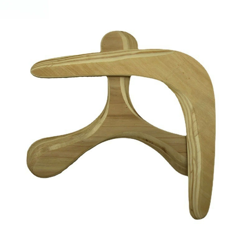 Ручная шлифовка бумеранг летающий аппарат деревянный супер фрисби на открытом воздухе