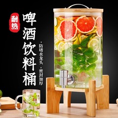 コールドケトル、コールドケトル、ガラスジュースバケツ、コーラ飲料バケツ、高温耐性レモンフルーツティーバケツ、ワインボトル