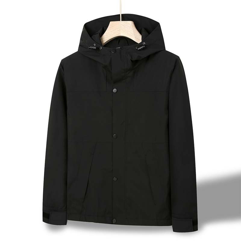 Thin Contrast Color Fashion Charge Clothes Windproof Waterproof Three-in-One Autumn and Winter Group Outdoor Work Clothes Coat Frock