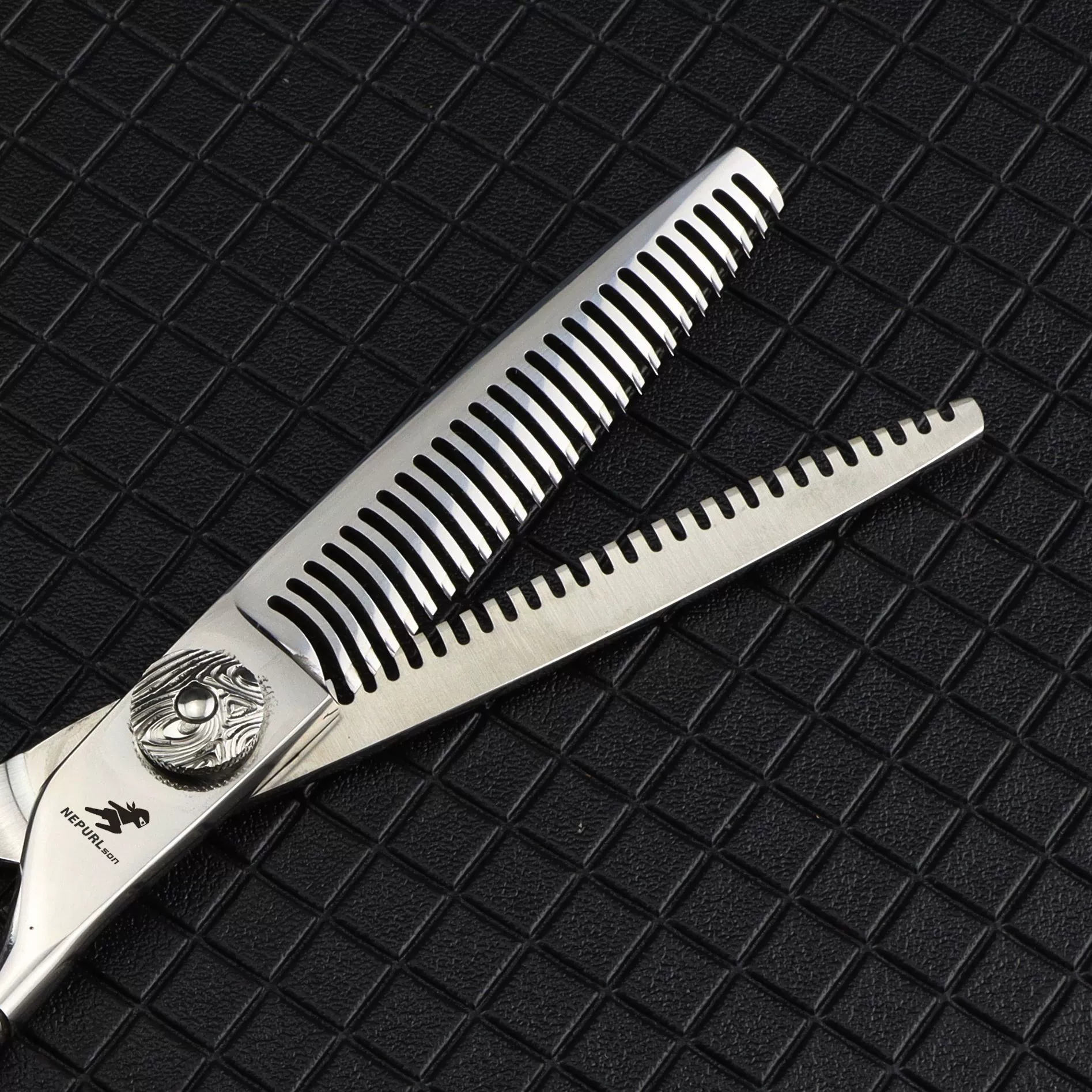 6,0 дюймов 440C двусторонние зубные ножницы для волос плоские ножницы челка ножницы зубные ножницы количество прореживания 15%