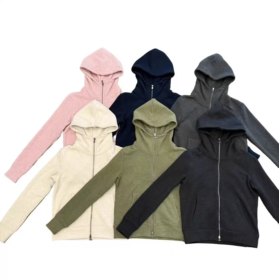 25冬软黄金蚕丝羊毛开衫加绒加厚卫衣时尚百搭高级感冬季厚外套女