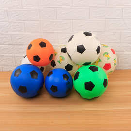 加厚儿童充气玩具6寸足球 拍拍球幼儿园小 皮球 直径15厘米