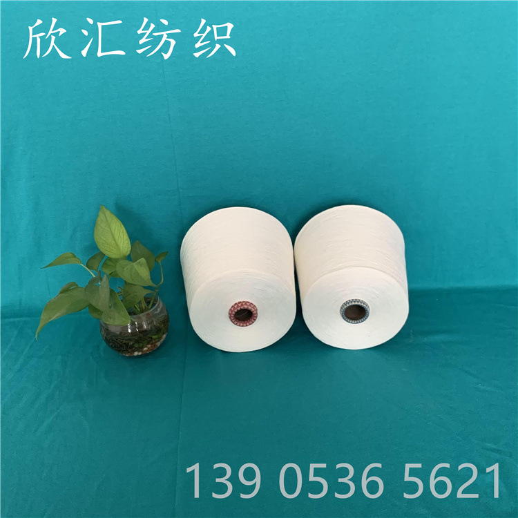 精梳棉胶原蛋白纱21支32支40支 胶原蛋白纱 欣汇纺织规格齐全
