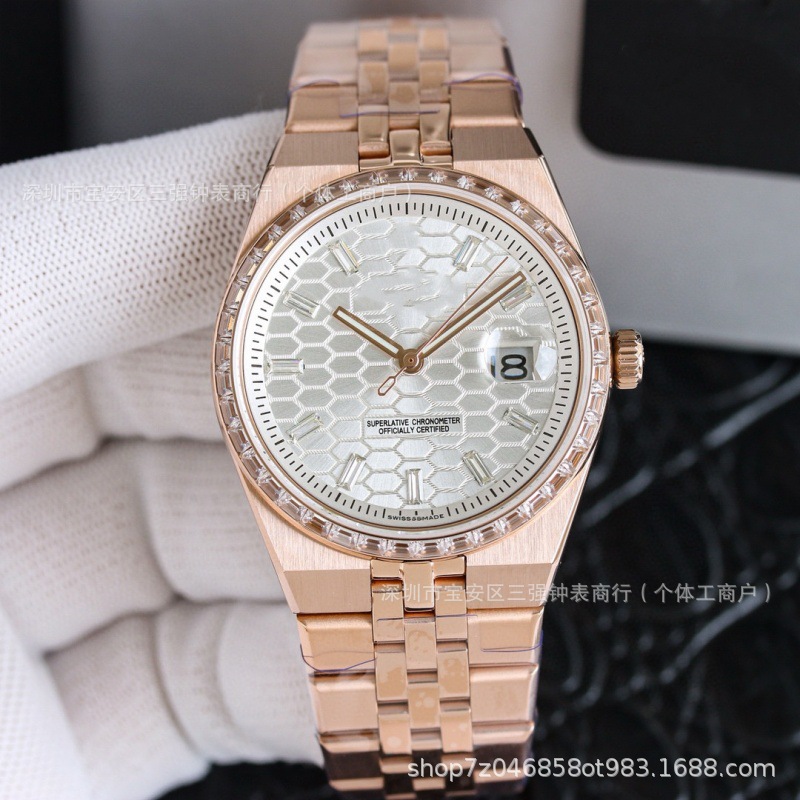 Transfronterizos laojia hombre nuevo tipo de caja de acero de seis tipos 7315 panal log reloj mecánico automático fábrica al por mayor