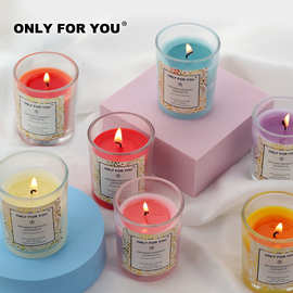 美国注册品牌千代纸香氛精油香薰蜡烛杯生日伴手礼大豆蜡跨境外贸