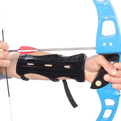 Manufacturer wholesale with hole arm guard finger guard set competitive recurve archery competition protective gear double layer thickening