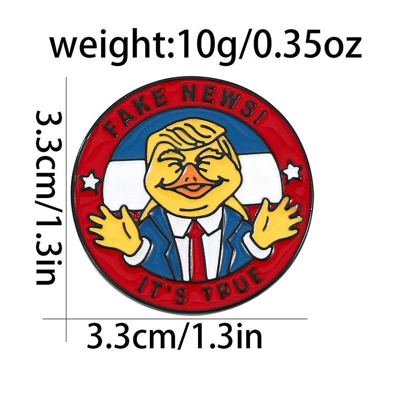 欧美个性创意特朗普头像大选徽章 字母趣味胸针金属徽章源头工厂-阿里巴巴