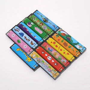 Детская металлическая губная гармошка 16 отверстий