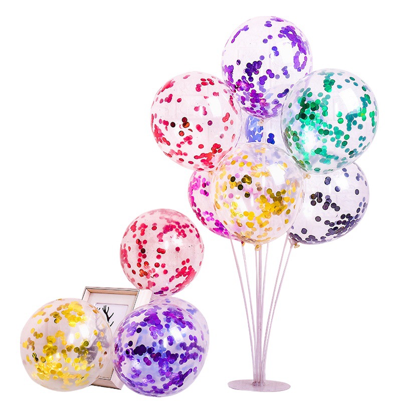 12-pulgadas de lentejuelas globo de confeti globo de látex decoración de la habitación de la boda fiesta de cumpleaños de la boda globo de diseño traje de personalización