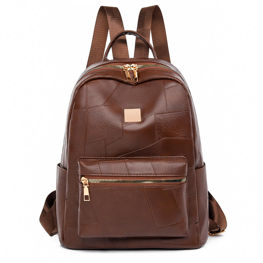 Mochila de gran capacidad para mujer 2024 nueva versión coreana de cuero suave ligero para mujer mochila de viaje de ocio de moda