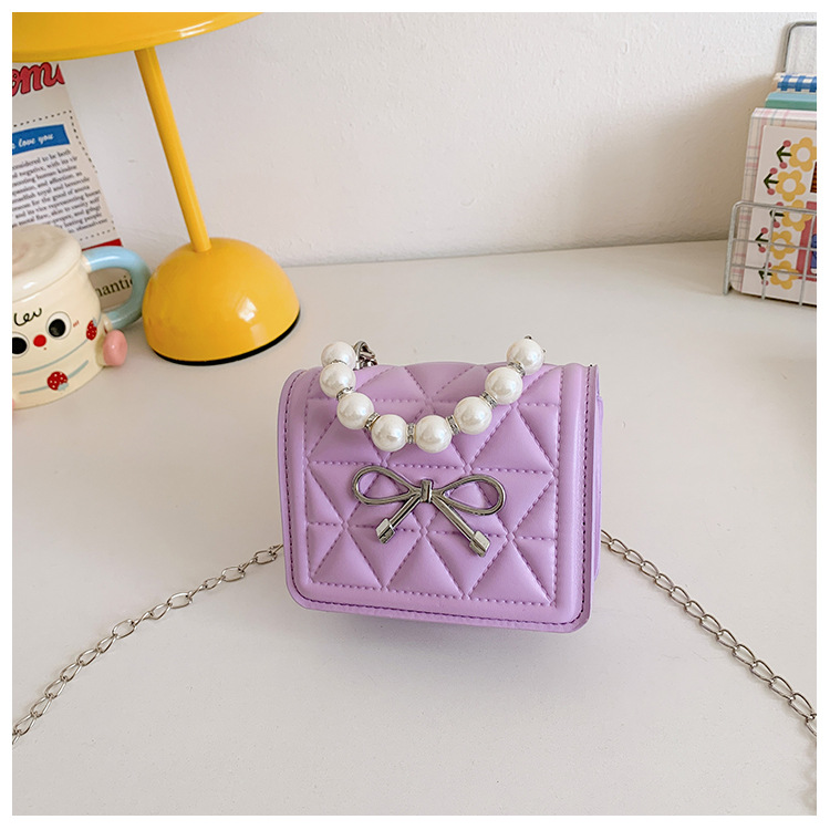 Bolsa de hombro de moda de diamond empujada para hombres y mujeres, mini lindos bolsos de cadena de bebé bolsos de comercio exterior bolsos para niños