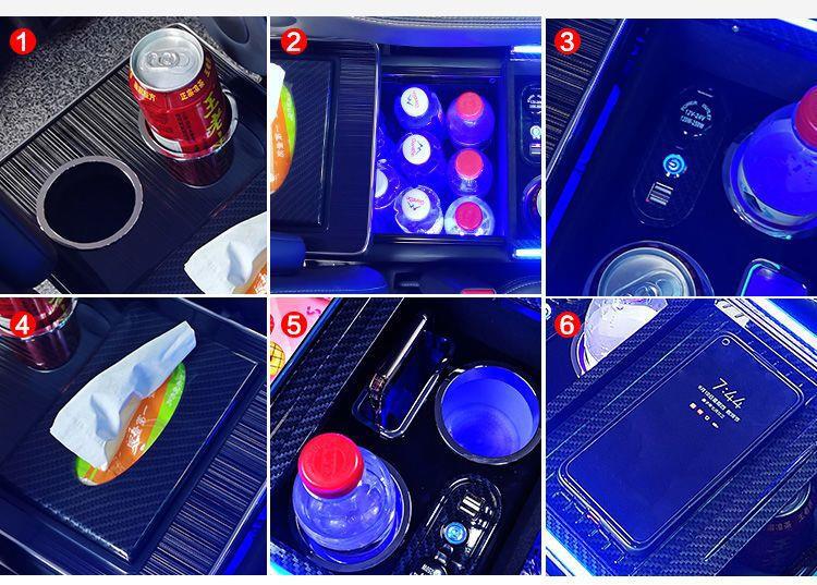 Buick Gl8 Armrest Box 02-23 Model Gl8 Lu Zun Old Model Central Control Armrest Storage Box Modification Accessories
