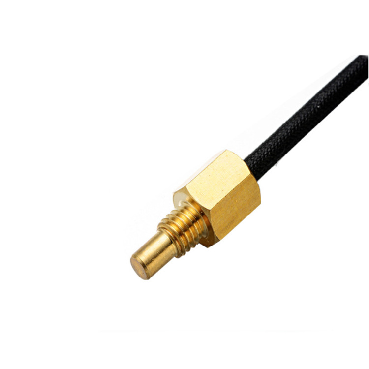 汽车电机M6电池500mm温度传感器100K螺丝固定B4150NTC热敏电阻