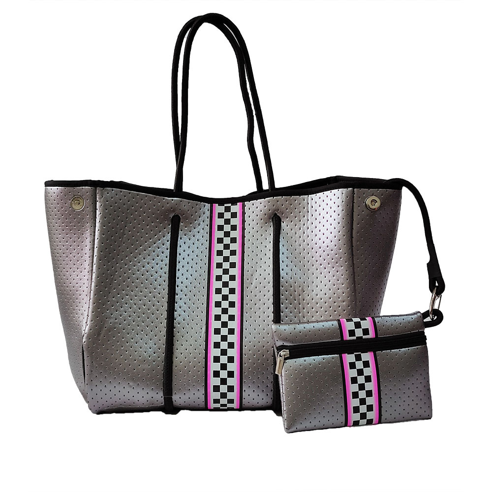 Bolsa perforada de material de buceo, bolsa de playa madre-hijo, bolsa de gimnasio, bolsa de hombro para deportes acuáticos y ocio, impermeable