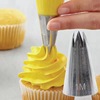 Middle number decorative mouth 304 stainless steel welding polishing 1m D42 roseci cream cake baking tool