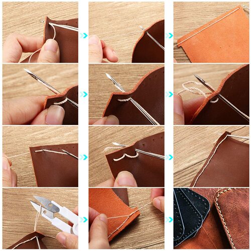 Leather Stitching Tool, Stitching Machine, DIY Leather Stitching Machine, Leather Art, Leather Carving Stitching Tool, Leather Wax Thread, Canvas Needle