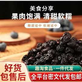 代发长白山蓝莓果干大颗粒小包装 网红小零食东北特产原味蓝莓干