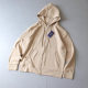 New Pony Label Solid Color Embroidered Logo Zipper Hooded Sweatshirt Jacket 360g Health Cloth Couple Multi-color