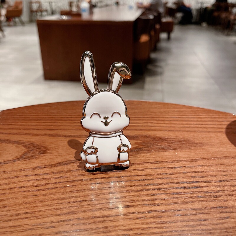 背面取り付け携帯電話ケースホルダー Douyin インターネット有名人ホルダープッシュプルハードウェアトロリーデスクトップレイジーウサギホルダー|undefined