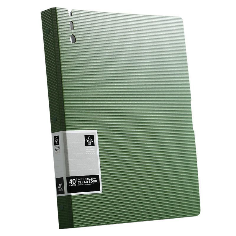 Libro DE DATOS engrosados de múltiples capas A4 Insertar carpeta de archivos bolsa de almacenamiento de papel de prueba examen de embarazo libro de almacenamiento carpeta transparente Carpeta de espectro