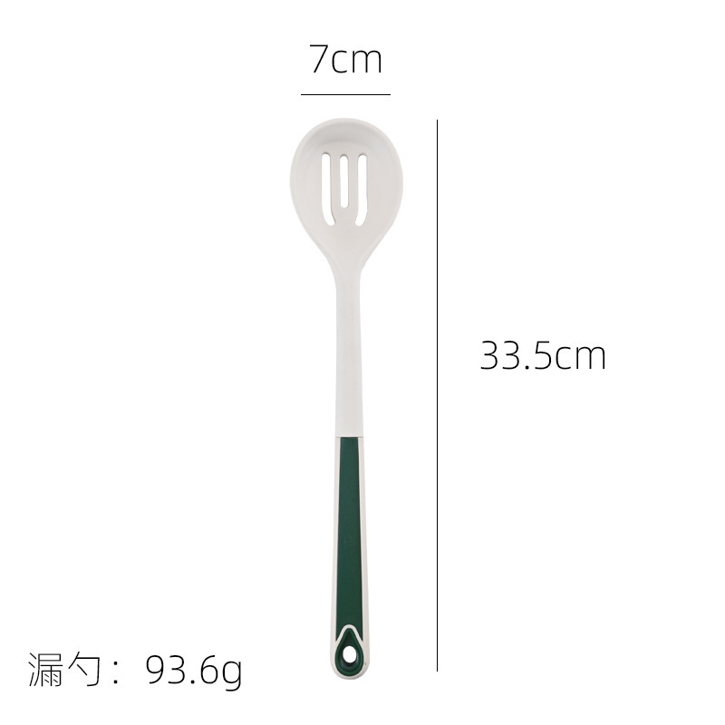 Nuevo PP mango de silicona utensilios de cocina juego de 10 piezas herramientas de cocina olla antiadherente cuchara de cocina cuchara de sopa juego de cerca de espátula