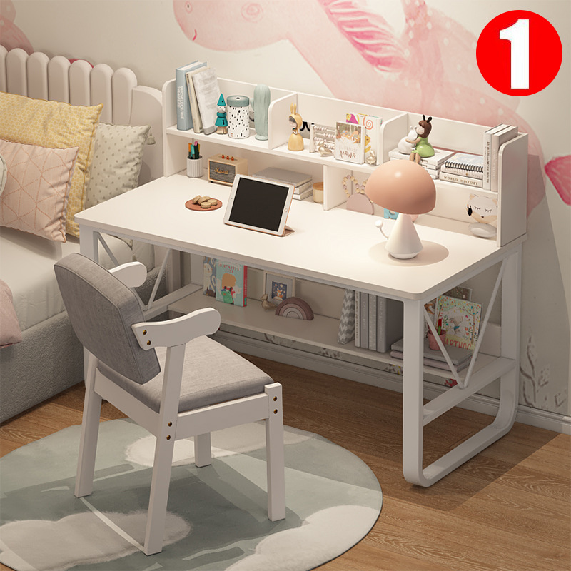 Escritorio de la computadora escritorio simple escritorio en casa estantería escritorio integrado dormitorio estudiante estudio escritorio simple Escritorio