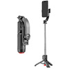 Tt22【black | Open as soon as you throw it away】stainless steel rod +360 ° Rotating shooting + floor-standing automatic pop-up tripod + bluetooth remote control