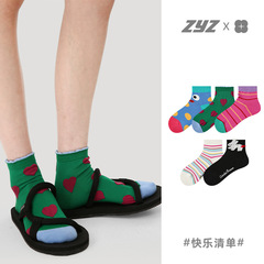 文藝復興襪子女短襪春夏薄款ins潮可愛卡通兔子夏天透氣少女船襪