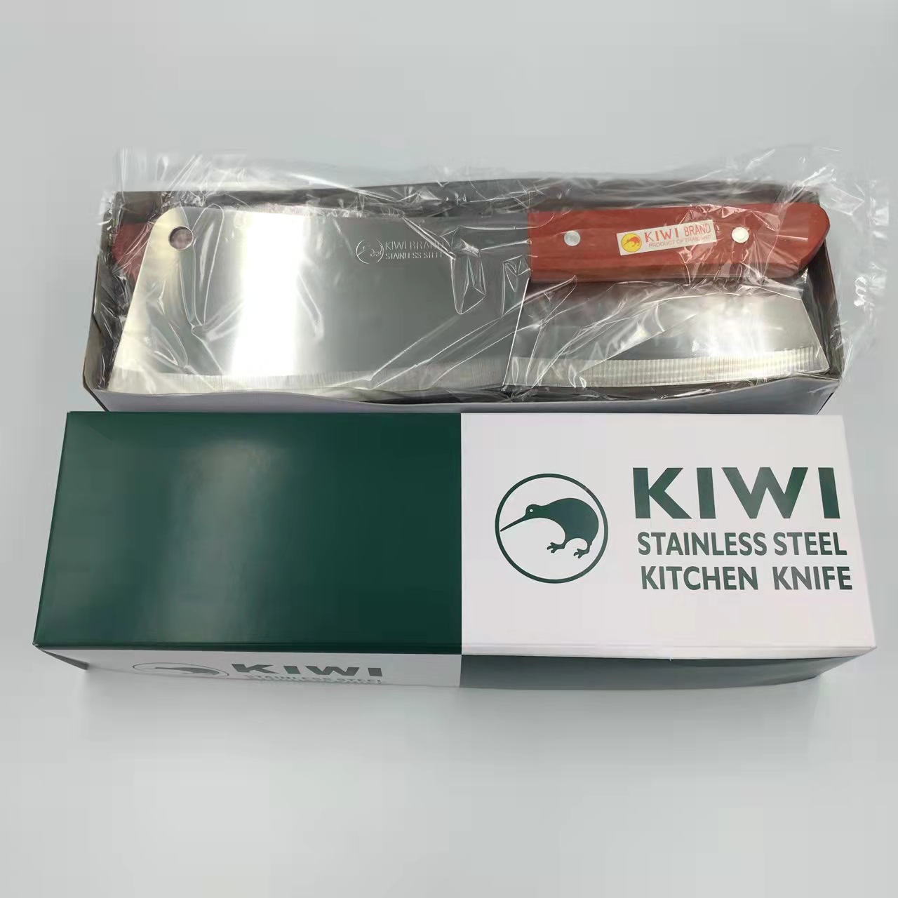 Yangjiang Knife Manufacturer Wholesale Kiwi Wood Handle Vegetable Knife Mixed Wood Handle Blade Knife Stainless Steel Kitchen Knife Meat Cutting Slicing Knife