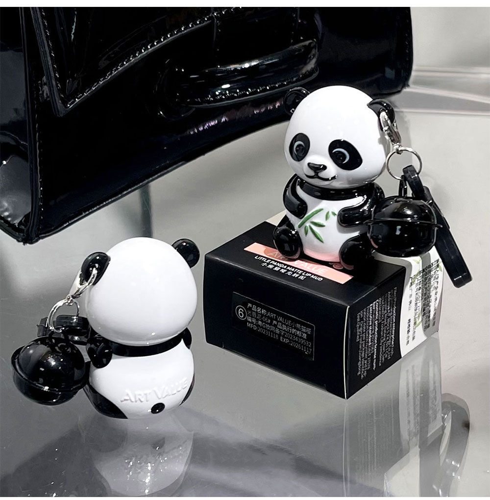 Art Value Little Panda Bell Lip Gloss Soft matte Whitening Lip Gloss is not picky about skin, natural and versatile makeup undefined