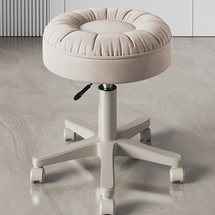 taburete pequeño elevable para el hogar móvil pequeño taburete de manicuría silla giratoria taburete de belleza