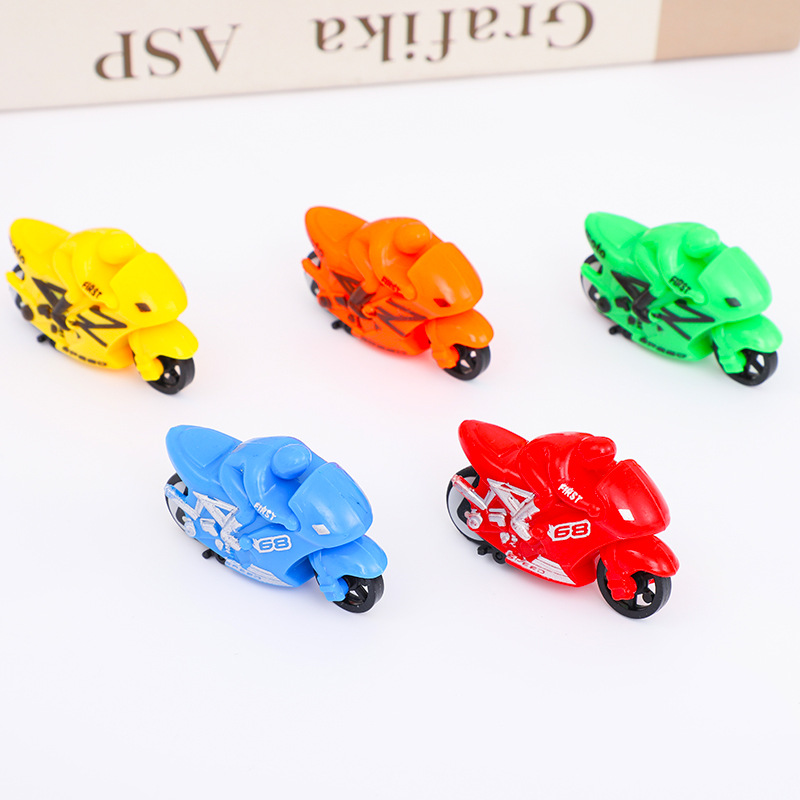 Pequeños juegos de plástico, regalos, juguetes para niños, inercia, autos reales geniales, motocicletas, motocicletas, autos al por mayor