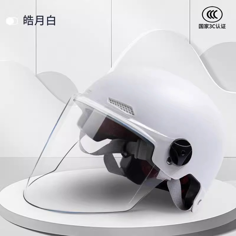 Auto Parts and Accessories, Universal and Women - 3c-enhanced-white-helmet-hd-lens