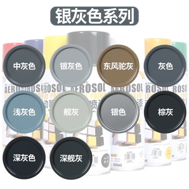 Anti-Rust Plastic Paint – Qìchē - silver-grey-series-note-color-when-ordering